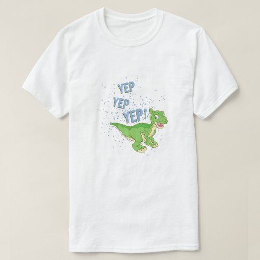 時間通りに着陸する Tシャツ (デザイン正面)