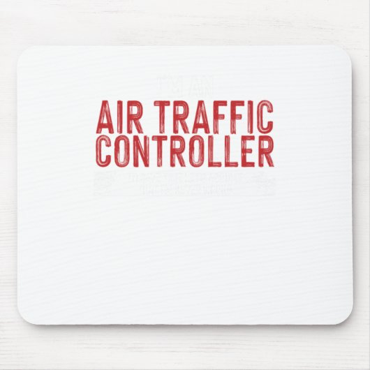 時間通りに航空管制官に連絡救する マウスパッド (正面)