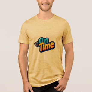 時間通りに トライブレンドTシャツ