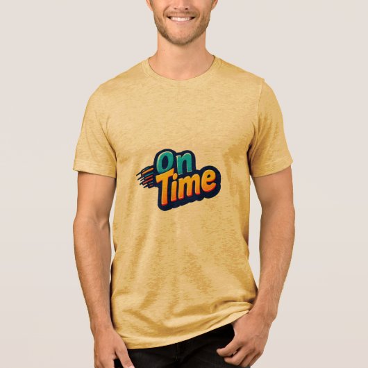 時間通りに トライブレンドTシャツ (正面)