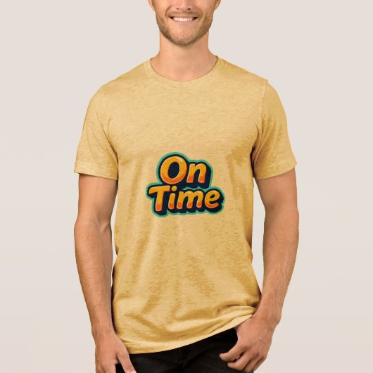 時間通りに トライブレンドＴシャツ (正面)