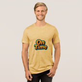 時間通りに トライブレンドＴシャツ (正面全面)