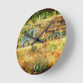 時間通りの配達記録のトラックの柱時計 ラウンド壁時計 (傾斜)