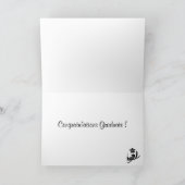 時間開花- カード (内部)