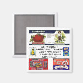 「時間食べは? マグネット (正面/裏面)