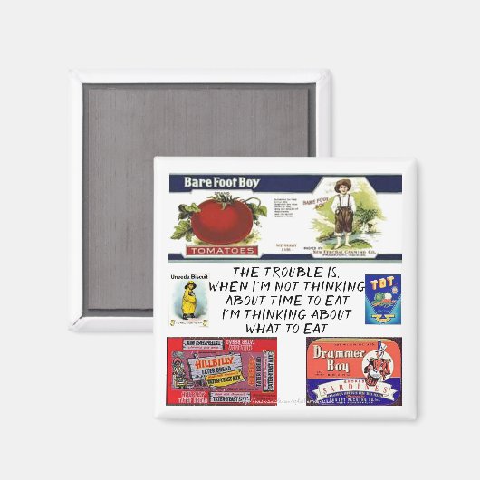 「時間食べは? マグネット (正面/裏面)