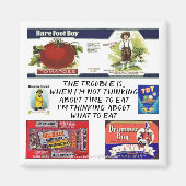 「時間食べは? マグネット (正面)