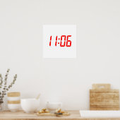 時間11:06 ポスター (キッチン)