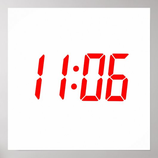 時間11:06 ポスター (正面)