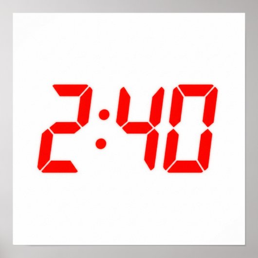 時間2:40 ポスター (正面)