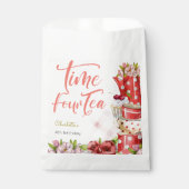 時間4お茶、4歳の誕生日子供へ フェイバーバッグ (正面)