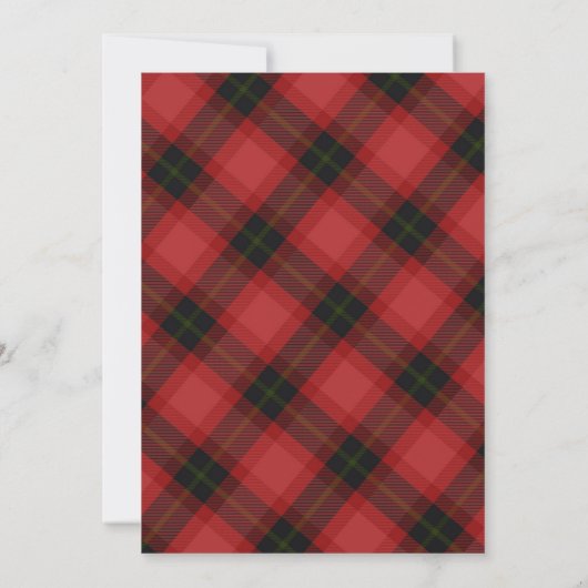 時間4茶パーティークリスマスフローラ4th誕生日 招待状 (裏面)