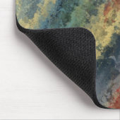 "時間"の抽象美術のマウスパッドのライン マウスパッド (コーナー)