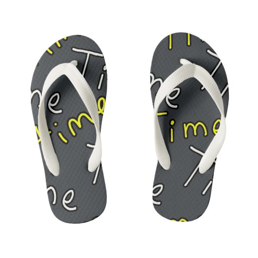 時間 キッズビーチサンダル (フットベッド)