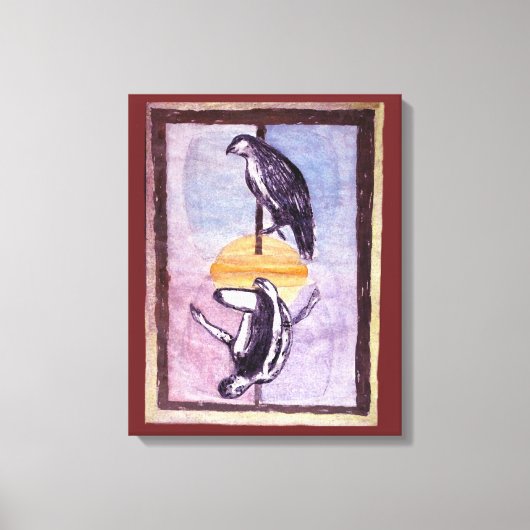 時間 キャンバスプリント (正面)