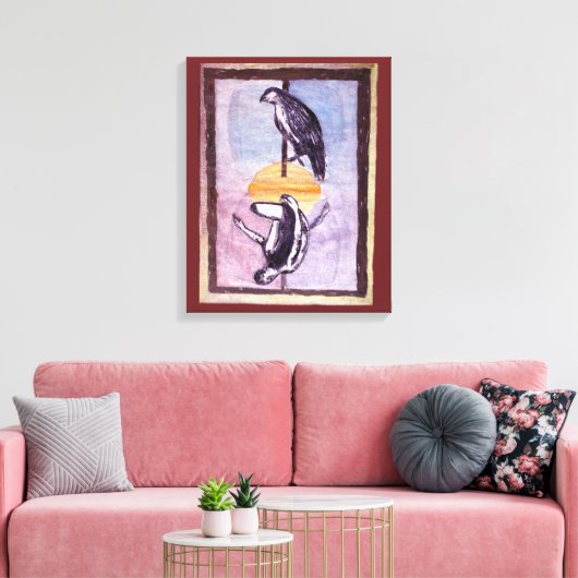 時間 キャンバスプリント (インサイチュ (リビング))