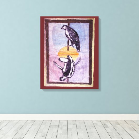 時間 キャンバスプリント (インサイチュ (ウッドフロア))