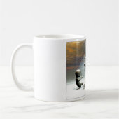 時間 コーヒーマグカップ (左)