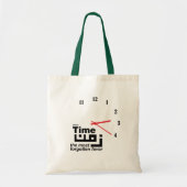 時間  トートバッグ (正面)