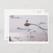 時間…ハエだ。メモリ…滞在。 ポストカード (正面/裏面)