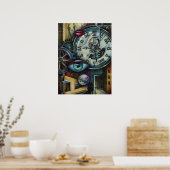 '時間' ポスター (キッチン)