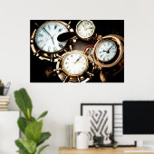 時間 ポスター (ホームオフィス)