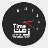 時間 ラウンドシール (正面)