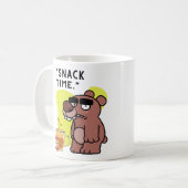 時間！ – 動物 – おもしろいコーヒー – クッキー コーヒーマグカップ (正面左)