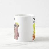 時間！ – 動物 – おもしろいコーヒー – クッキー コーヒーマグカップ (中央)