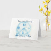 「時間」卒業式ウォーターカラーカード カード (黄色い花)