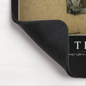 時間：感動的引用文 マウスパッド (コーナー)