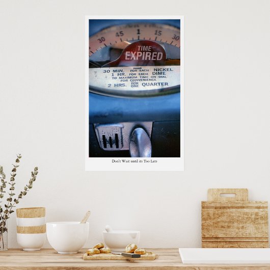 時間:期限切れ ポスター (キッチン)