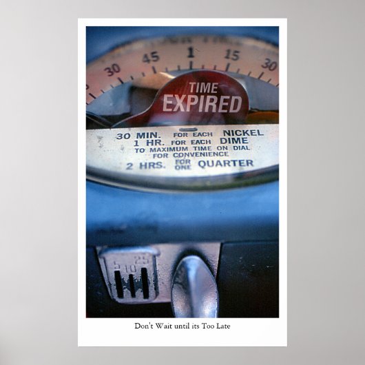 時間:期限切れ ポスター (正面)