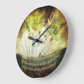 時間 – 「永遠の縁」 ラージ壁時計 (傾斜)