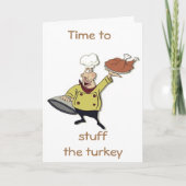 時間"物の七面鳥"その後あなた自身!!! カード (正面)