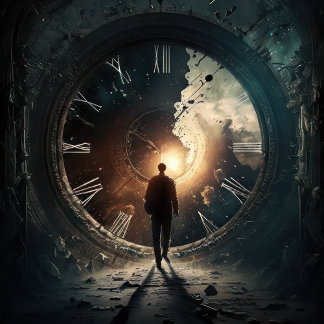 時間…>粉砕 ラージ壁時計