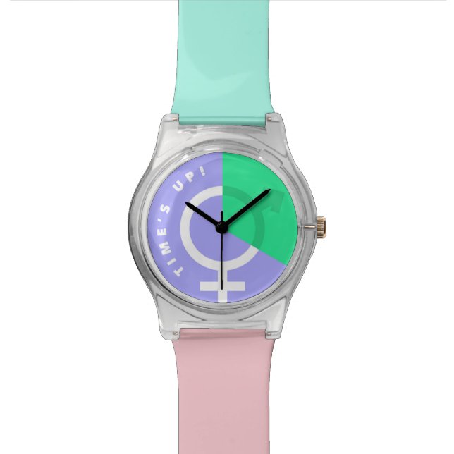 時間! -紫色 腕時計 (ディテール)