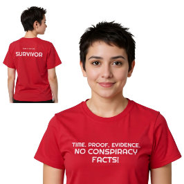 時間。証拠。証言。 Tシャツ