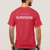 時間。証拠。証言。 Tシャツ (裏面)