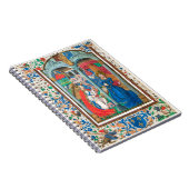 時間SR001 #1の極彩色写本の芸術の本 ノートブック (右側)