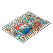 時間SR001 #1の極彩色写本の芸術の本 ノートブック (左側)