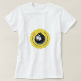 時限爆弾が爆発する Tシャツ