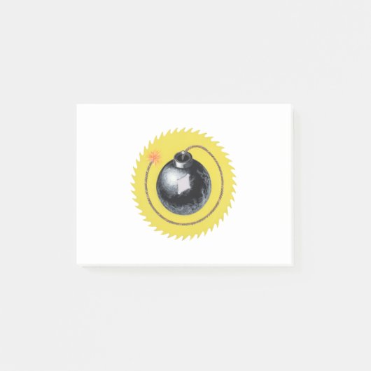 時限爆弾焼付けヒューズ ポストイット (正面)