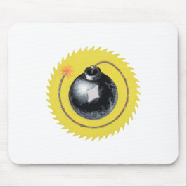 時限爆弾焼付けヒューズ マウスパッド