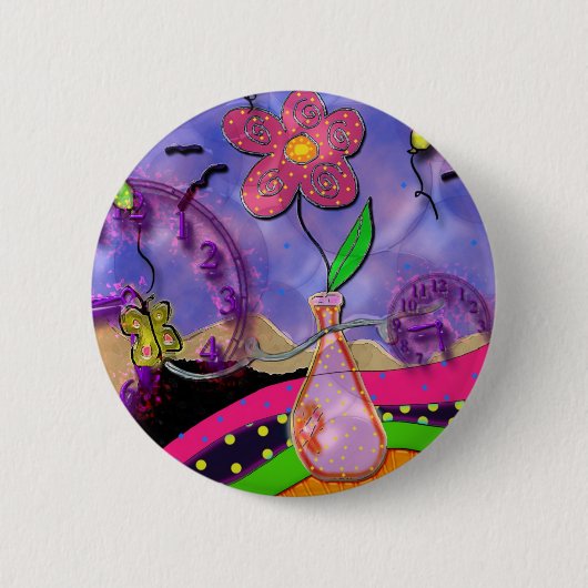 時限爆弾 缶バッジ (正面)