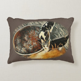 時食べ物を与え間だ！ アクセントクッション