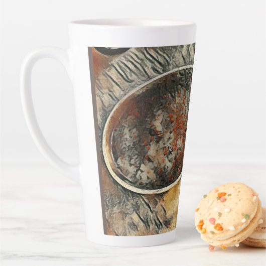 時食べ物を与え間だ！ カフェラテマグ (インサイチュ)