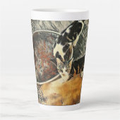 時食べ物を与え間だ！ カフェラテマグ (正面)