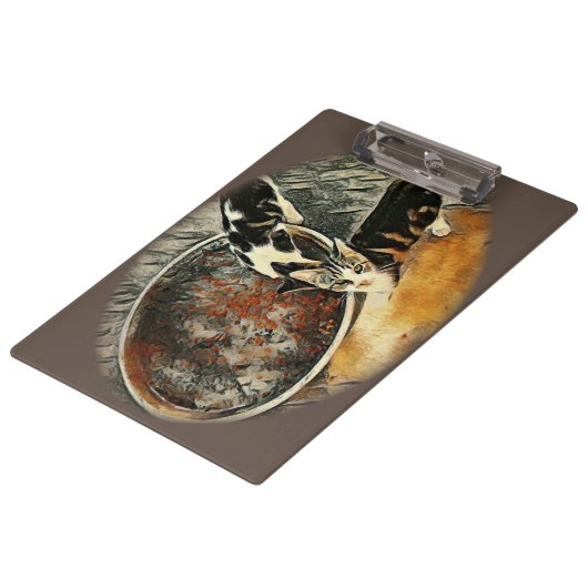 時食べ物を与え間だ！ クリップボード (アングル)