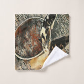 時食べ物を与え間だ！ バスタオルセット (ウォッシュタオル)